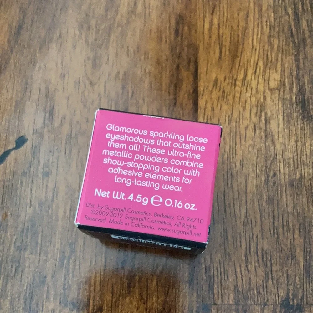 NEW Sugarpill Cosmetics ChromaLust Loose Eyeshadow Sparkly Gold Goldilux NIB